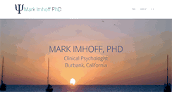 Desktop Screenshot of markimhoffphd.com